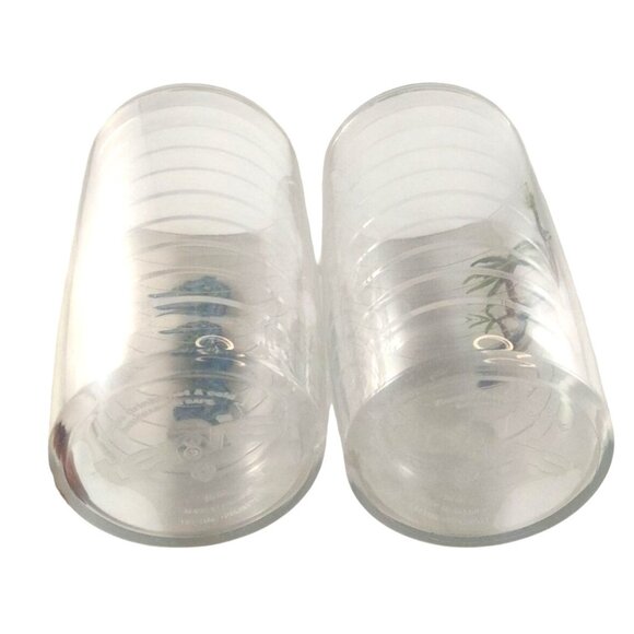 Tervis Double-Wall Insulated Clear Tumblers W/Seahorse/Palm Tree Designs-16 oz - Picture 7 of 13